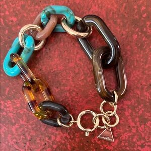 Serefina Resin Multicolor Chain Bracelet